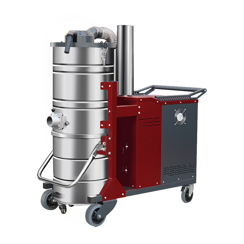 绍兴坦洁380V 双桶手动反吹工业吸尘器X8系列